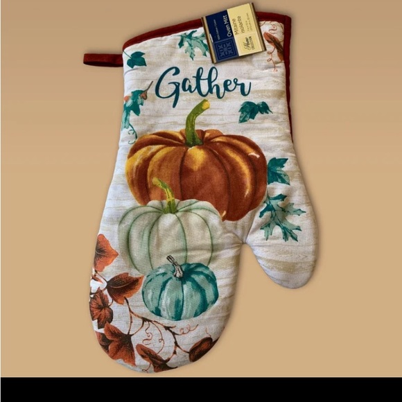 NWT Home collection fall pumpkin pot holder set - Picture 3 of 7